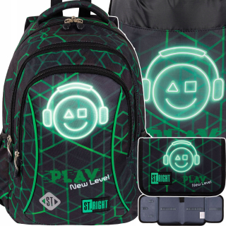 ŠKOLSKÝ BATOH ST.RIGHT PRE CHLAPKOV TRIEDY GAMER 1 3 + 2 ďalšie produkty